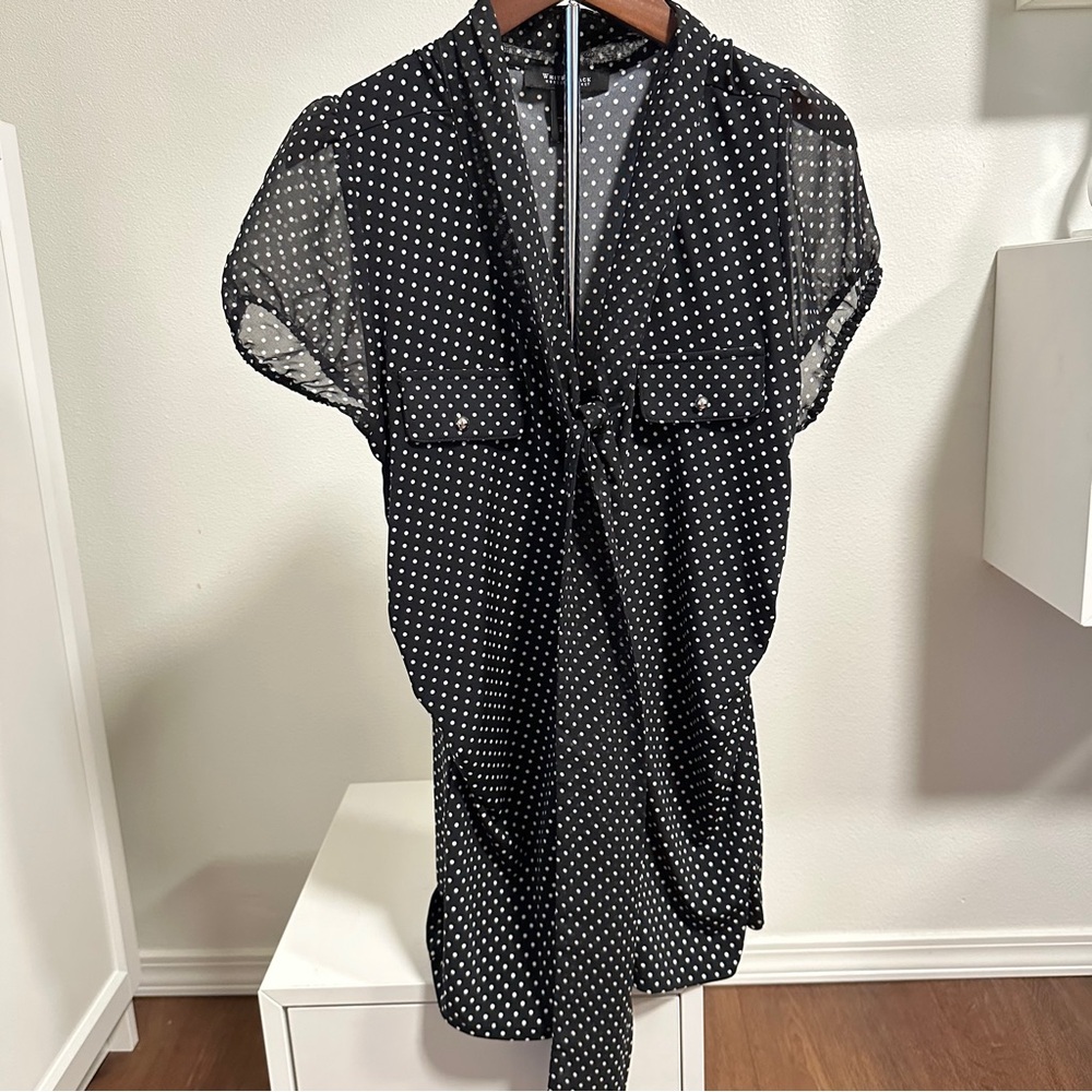 WHBM Polka Dot Blouse